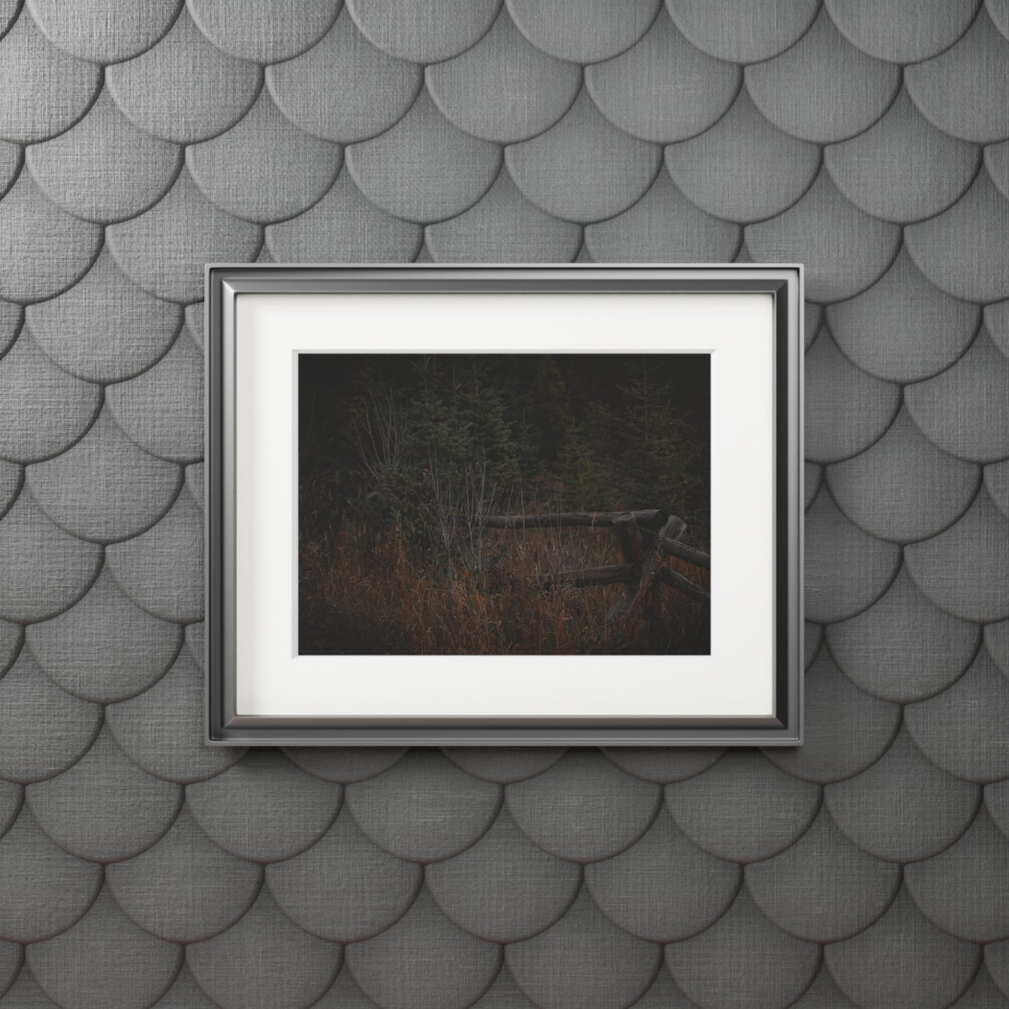 "Countryside Forest" Fine Art Prints (Passepartout Paper Frame)