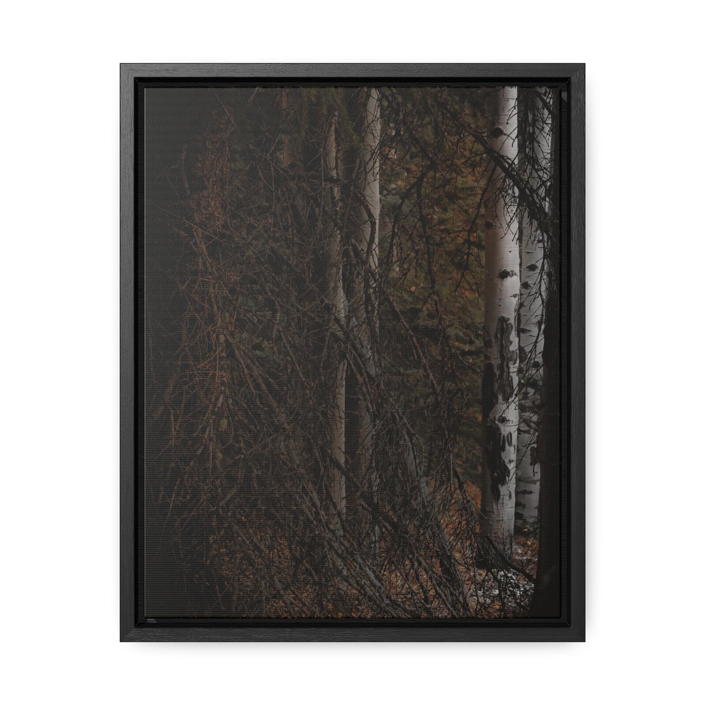 The Dark Forest Gallery Canvas Wraps, Vertical Frame