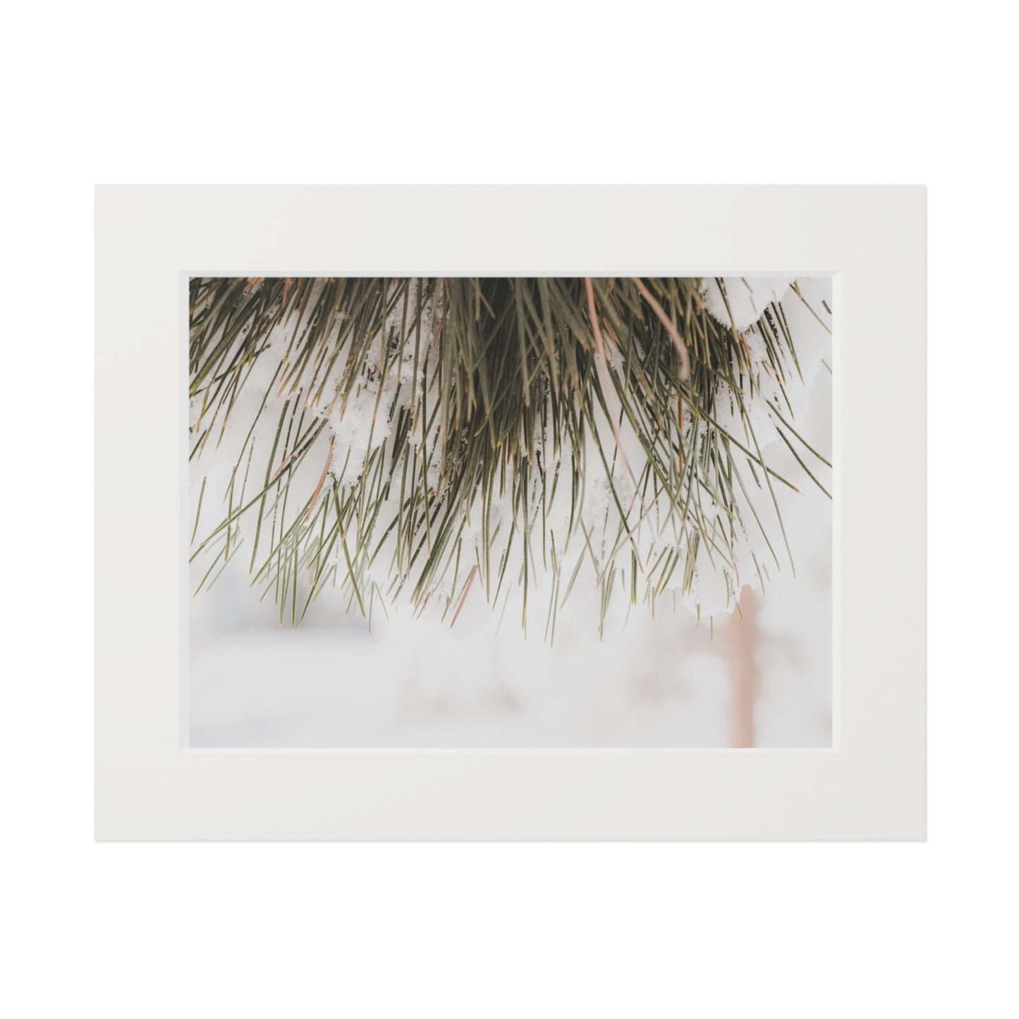 "Winter's Beginning" Fine Art Prints (Passepartout Paper Frame)