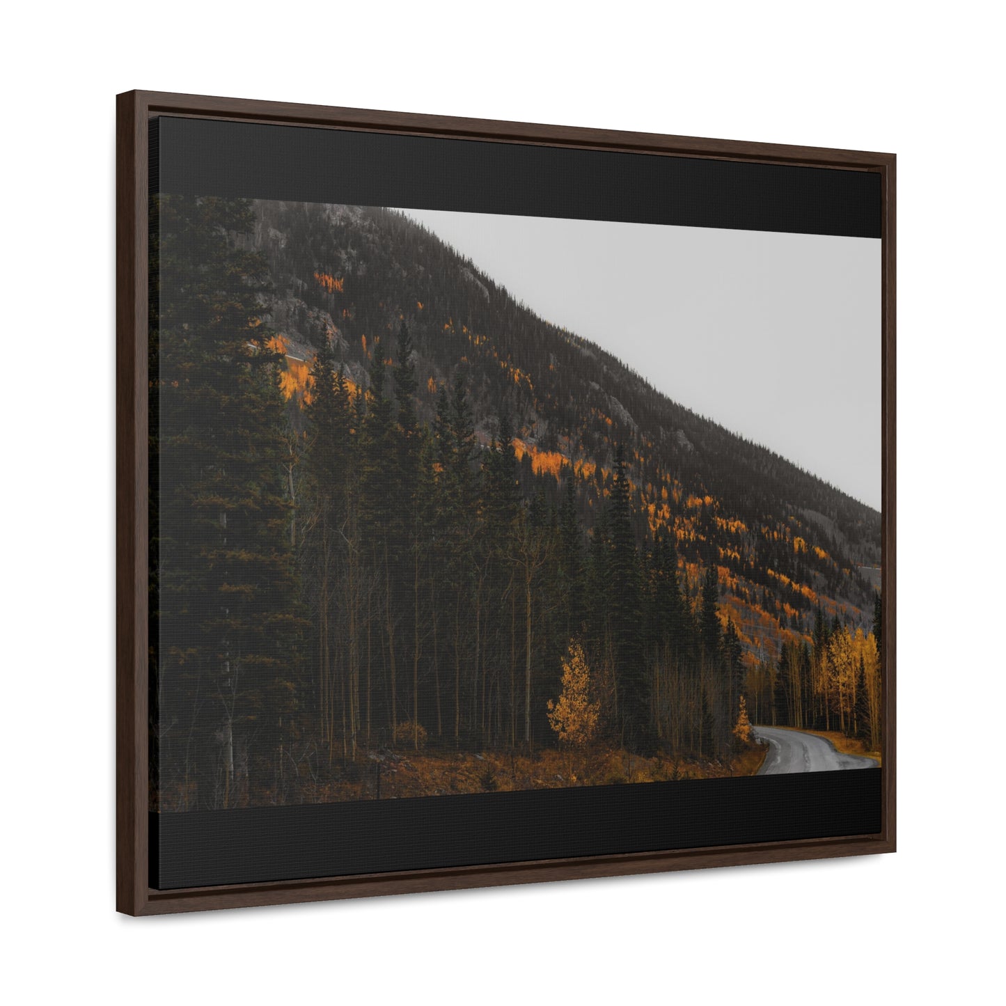 The Lonely Road Framed Gallery Canvas