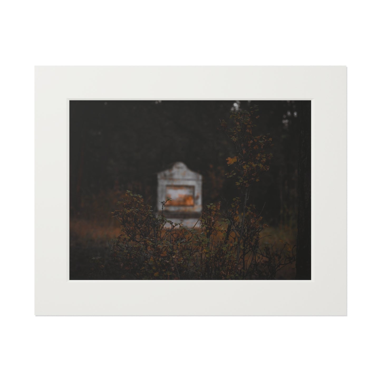 "The Stone Waits" Fine Art Prints (Passepartout Paper Frame)