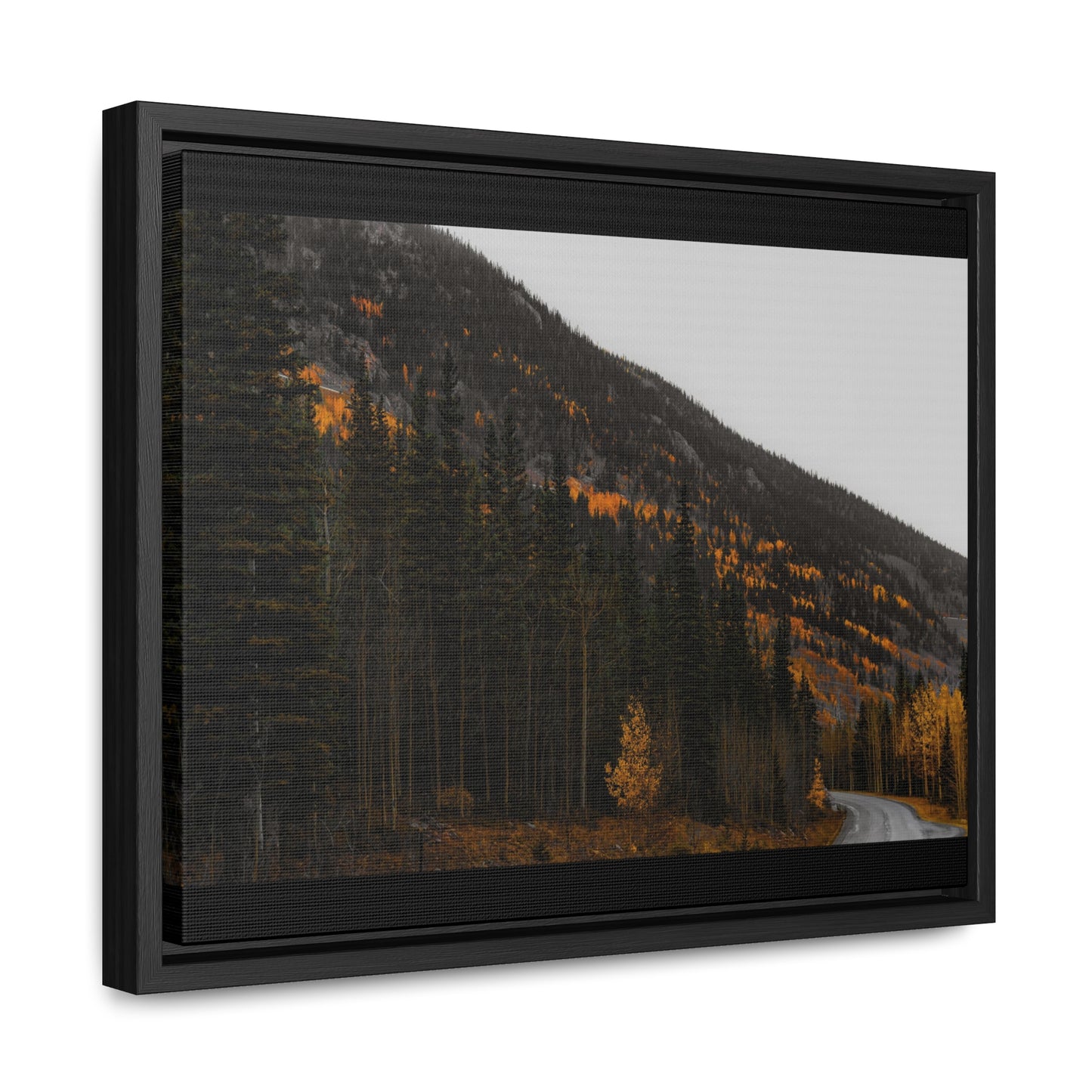 The Lonely Road Framed Gallery Canvas