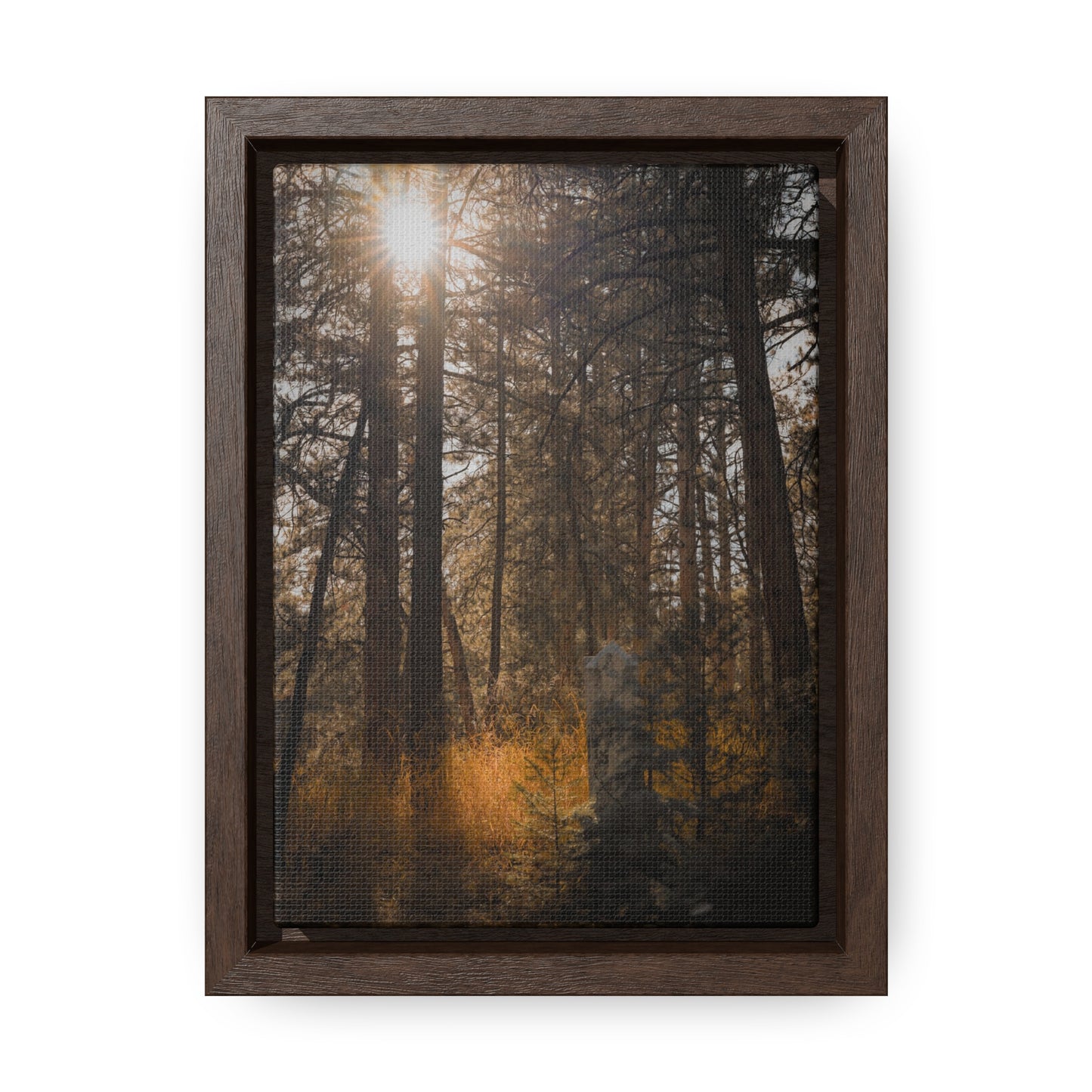 The Sun in the Cemetery Gallery Canvas Wraps, Vertical Frame