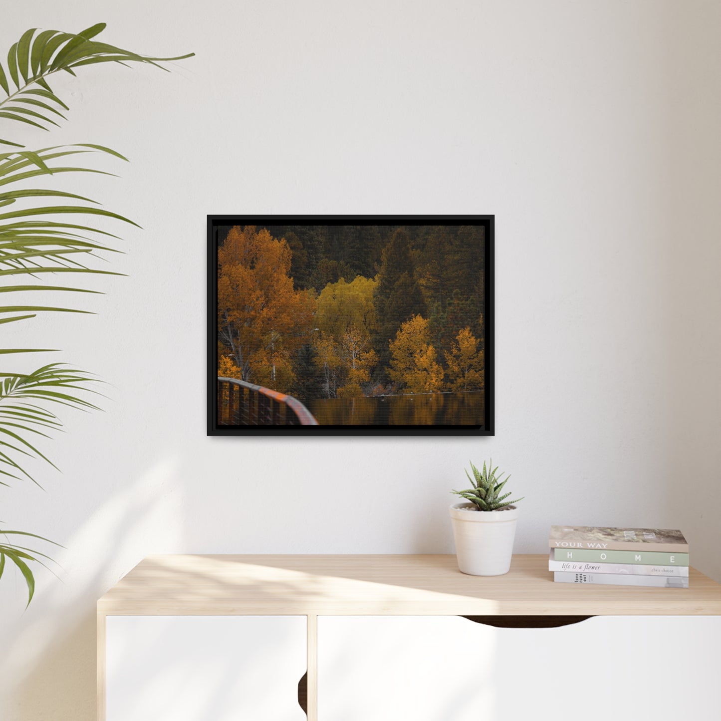 Fall Feelings Framed Canvas