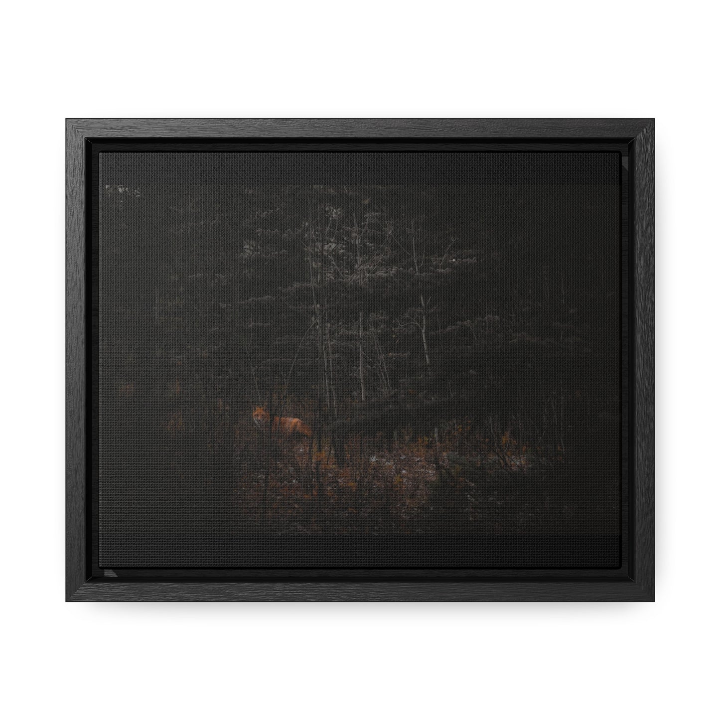 The Fox of the Forest Framed Gallery Canvas