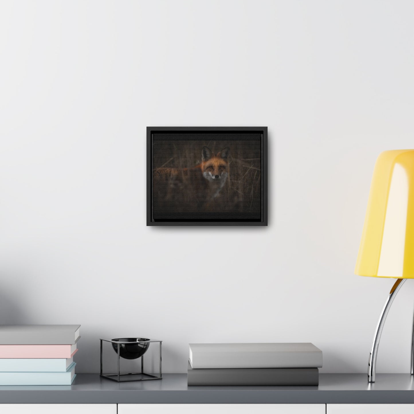 Fox Framed Gallery Canvas