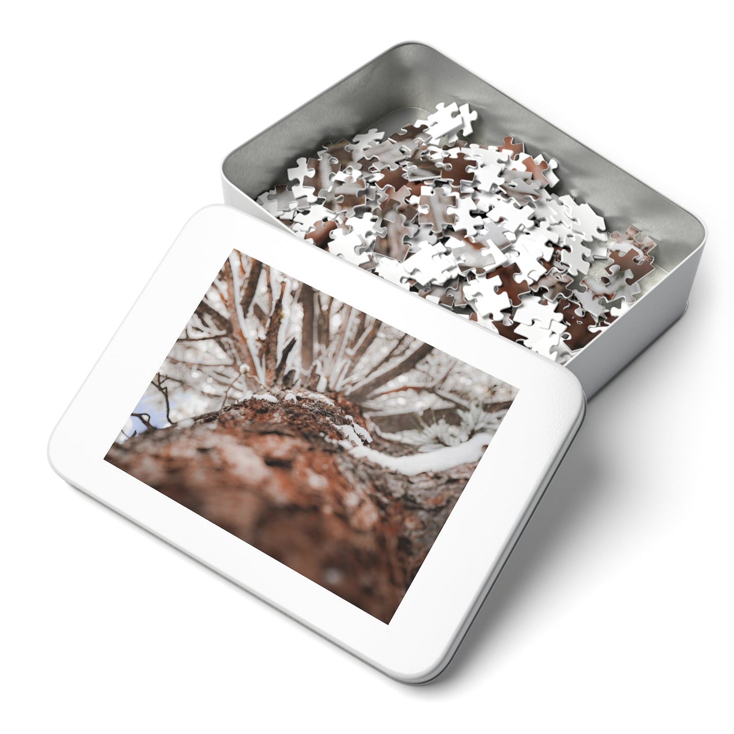 "Snowy Branches" Jigsaw Puzzle (30, 110, 252, 500,1000-Piece)