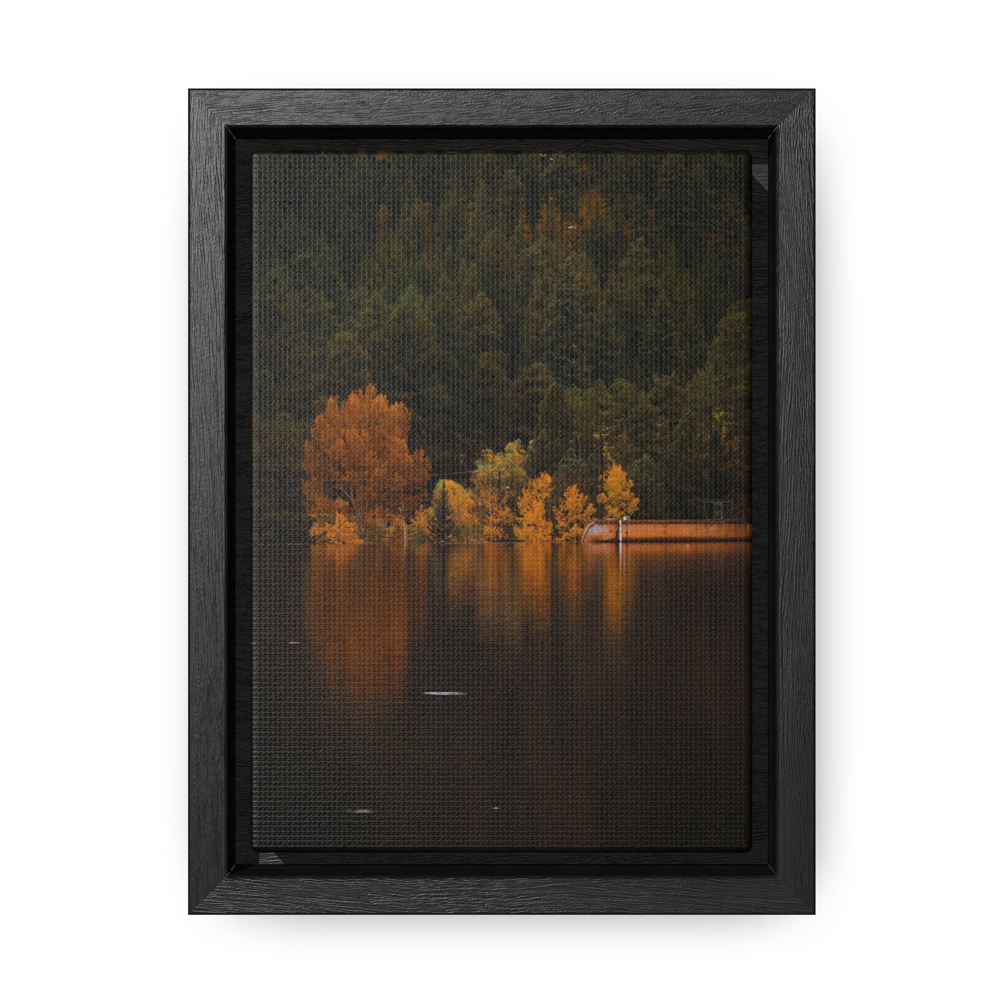 Autumn Reflections Gallery Canvas Wraps, Vertical Frame