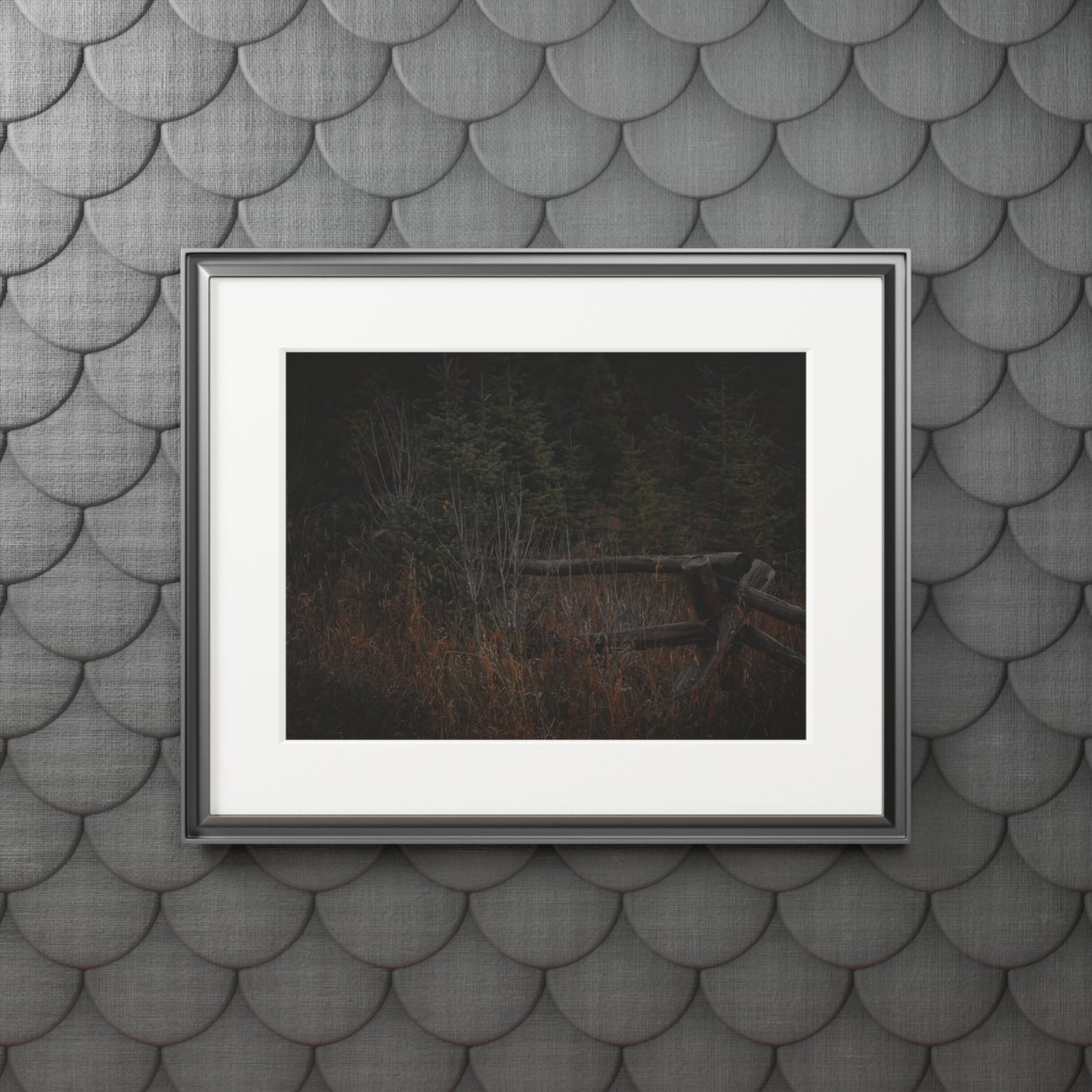 "Countryside Forest" Fine Art Prints (Passepartout Paper Frame)