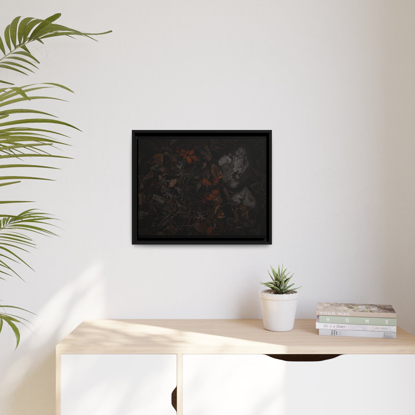 "Autumn's Floor" Framed Canvas