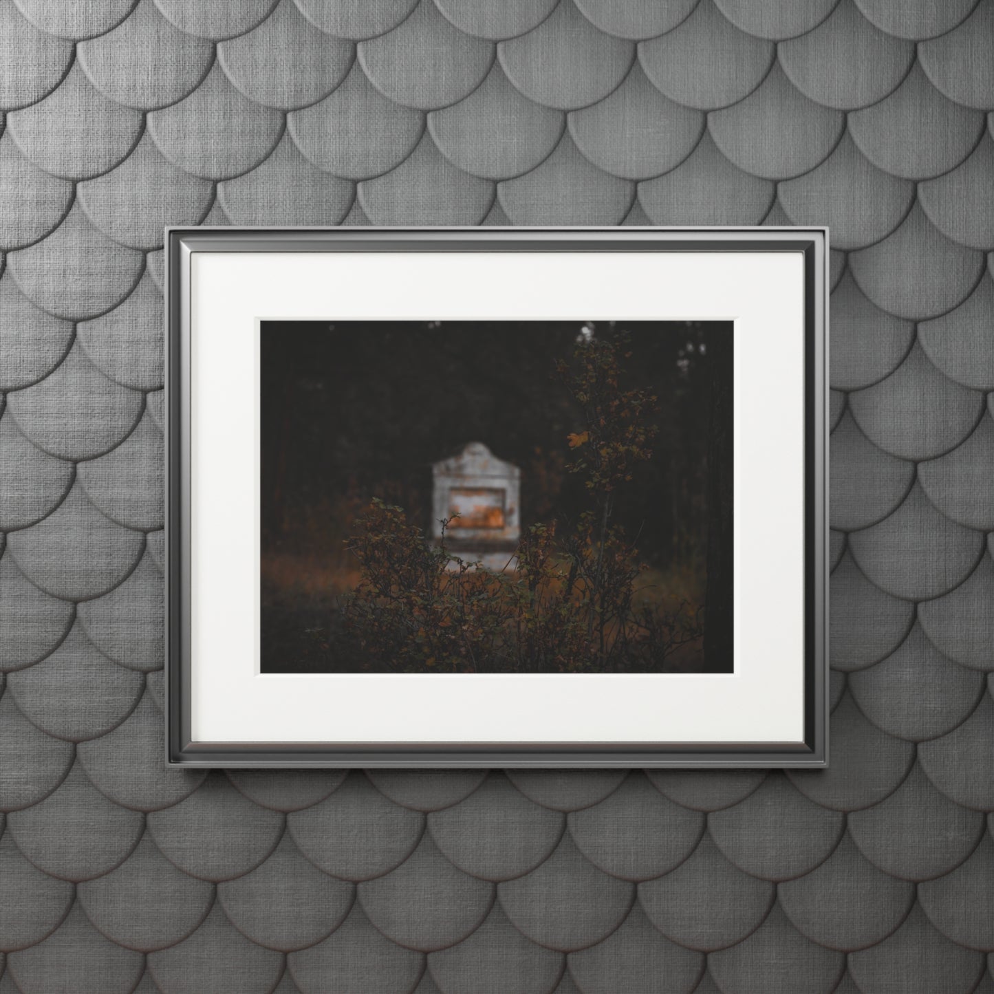 "The Stone Waits" Fine Art Prints (Passepartout Paper Frame)