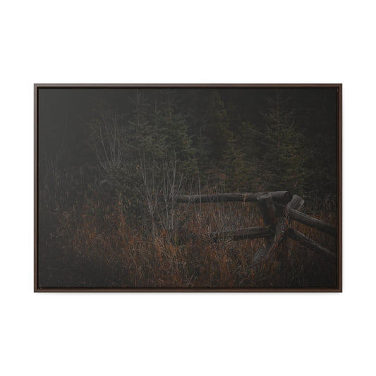 Countryside Forest Framed Gallery Canvas