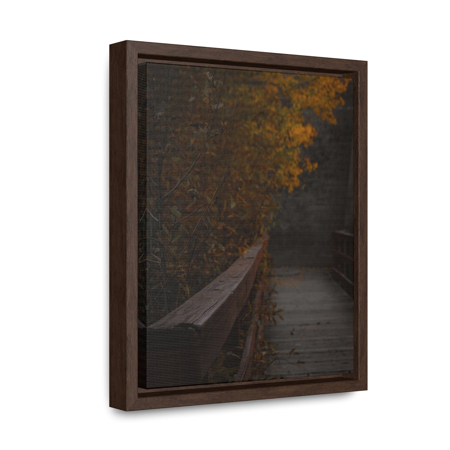 An Autumn Bridge Gallery Canvas Wraps, Vertical Frame