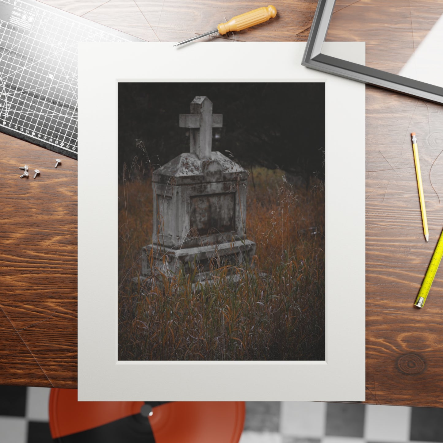 "The Stone" Fine Art Prints (Passepartout Paper Frame)