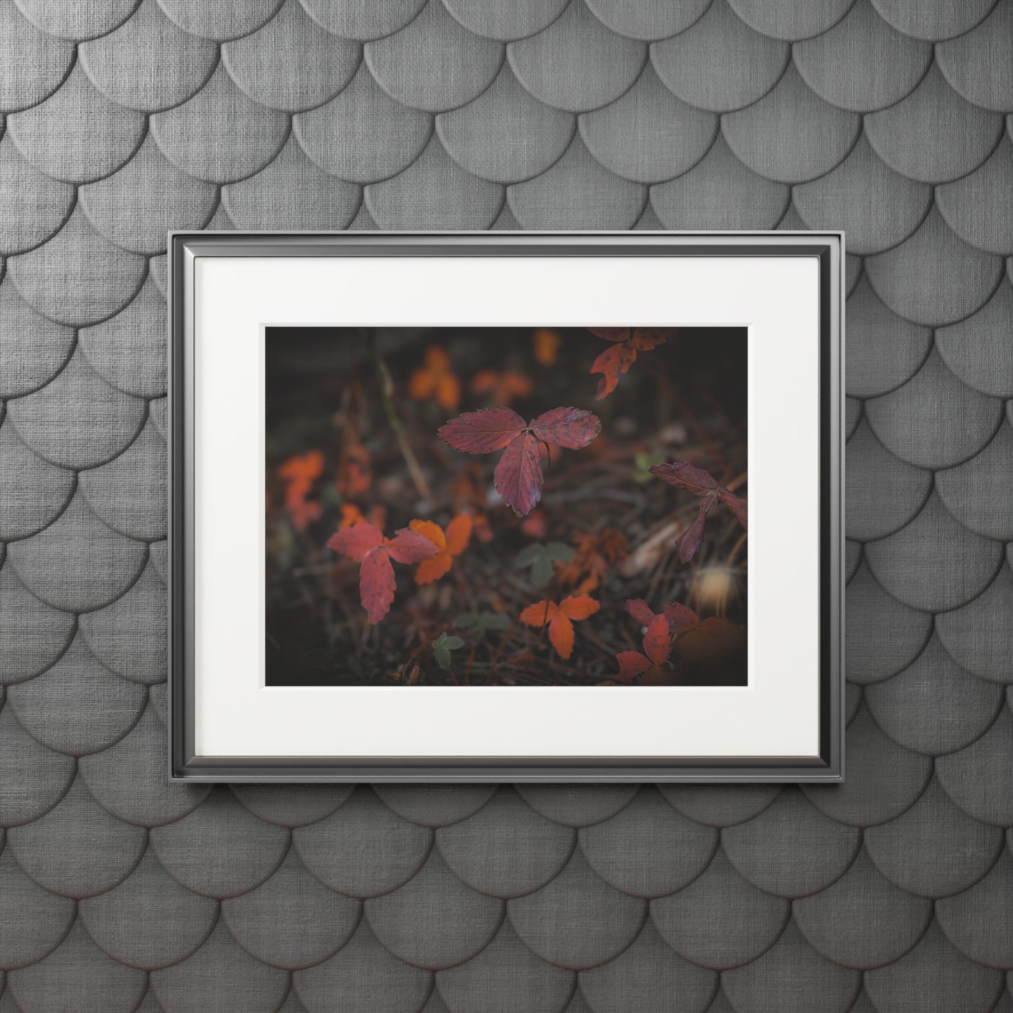 "Autumn Leaves" Fine Art Prints (Passepartout Paper Frame)