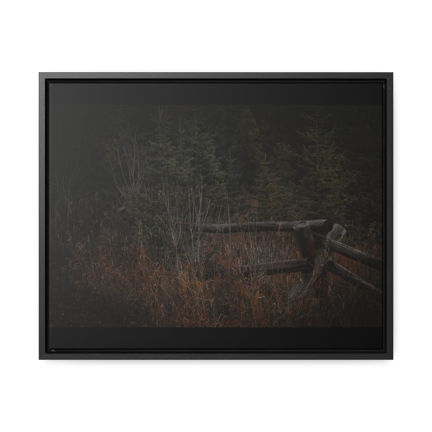 Countryside Forest Framed Gallery Canvas