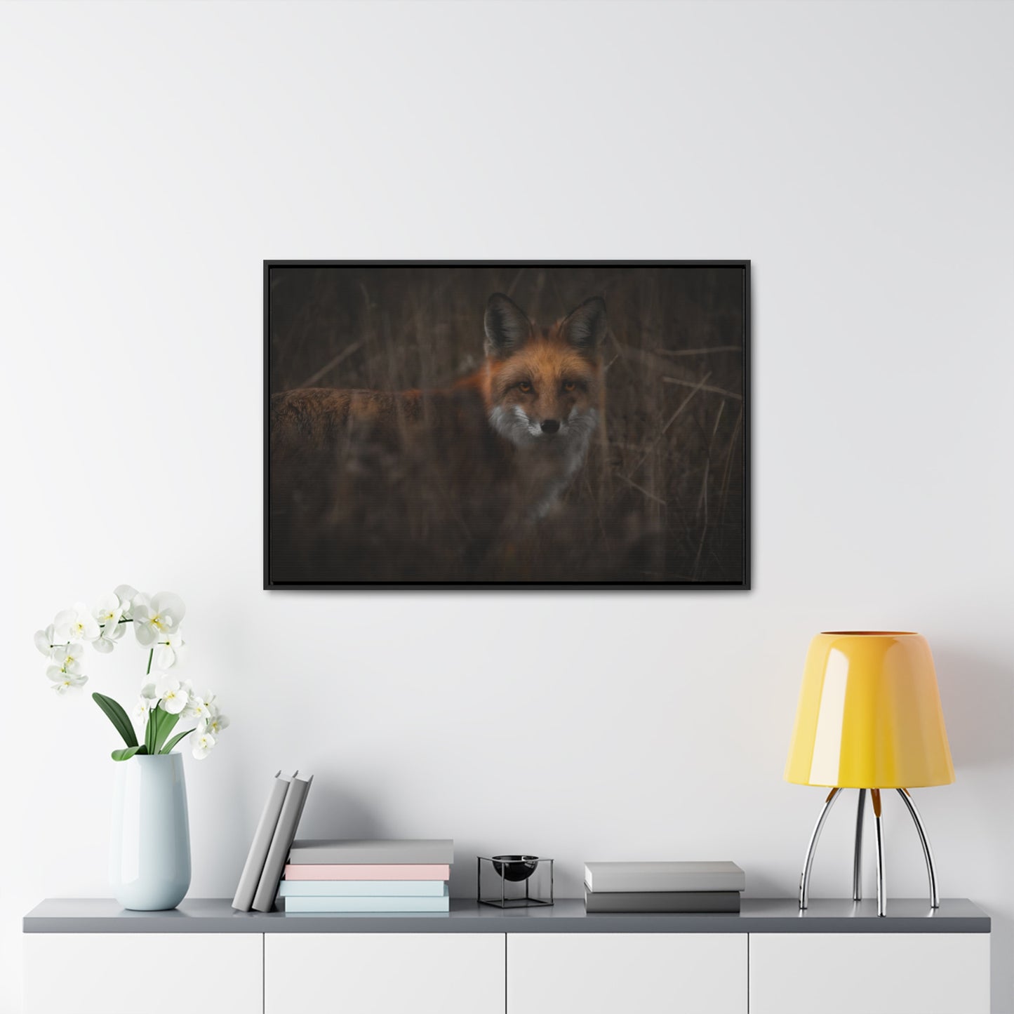 Fox Framed Gallery Canvas