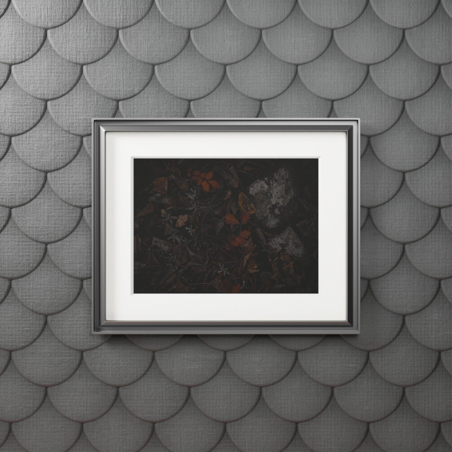 "Autumn's Floor" Fine Art Prints (Passepartout Paper Frame)