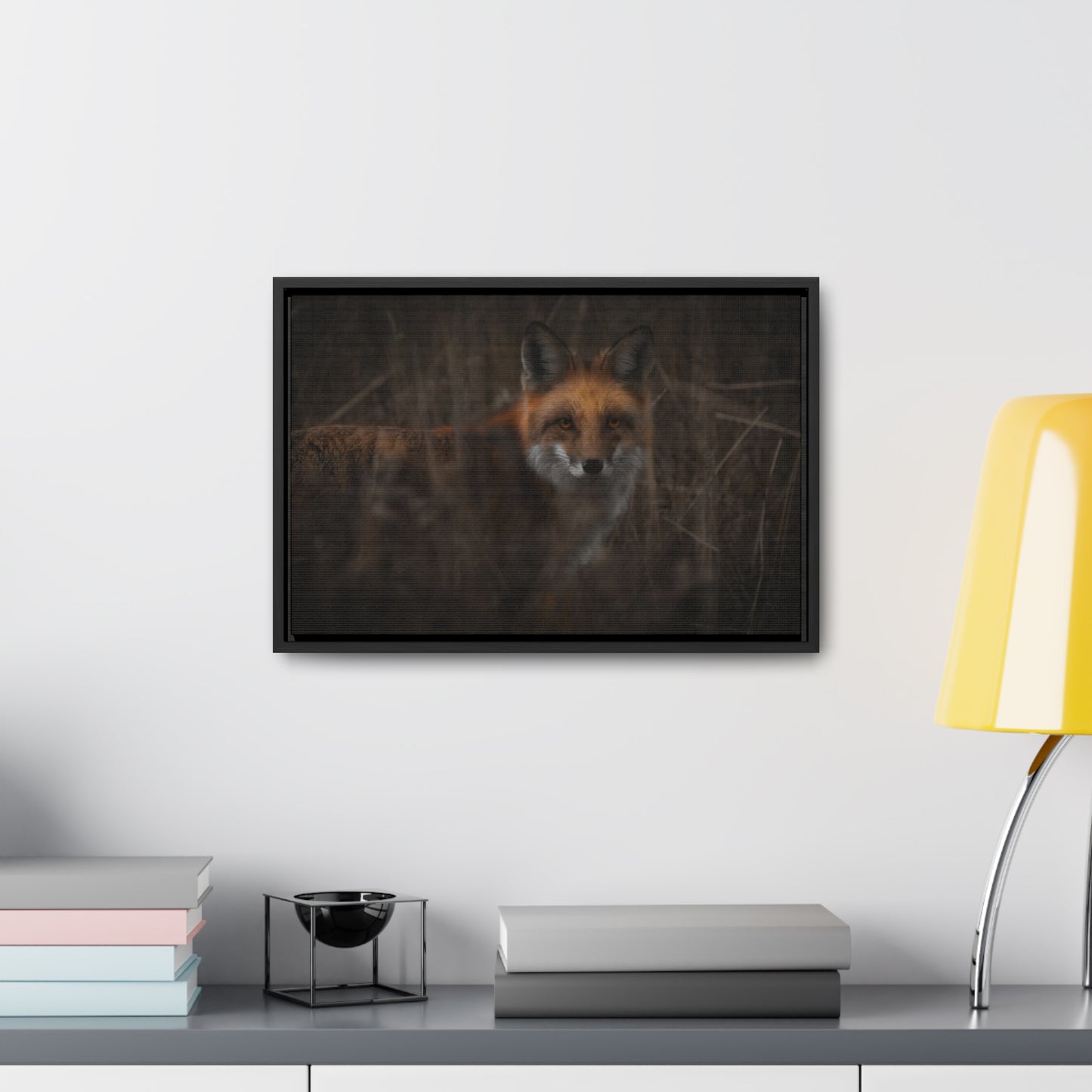 Fox Framed Gallery Canvas