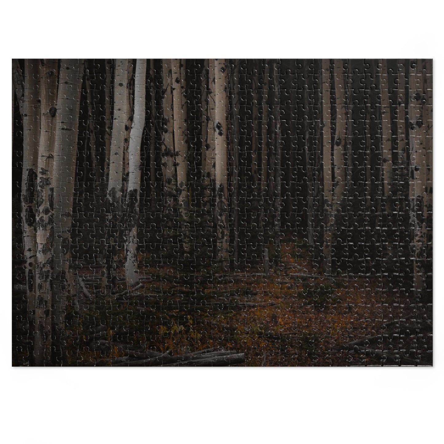 "Moody Aspens" Jigsaw Puzzle (30, 110, 252, 500,1000-Piece)