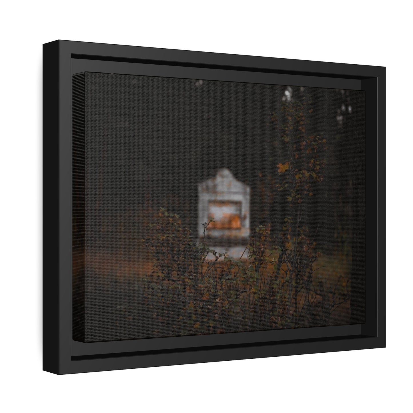 "The Stone Waits" Framed Canvas