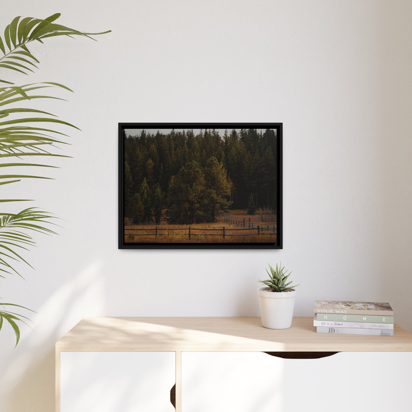 "Forest's Edge" Framed Canvas