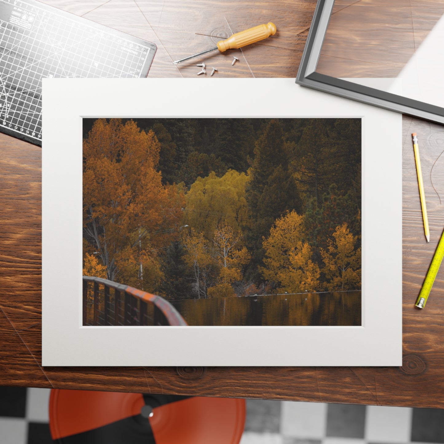 "Fall Feelings" Fine Art Prints (Passepartout Paper Frame)