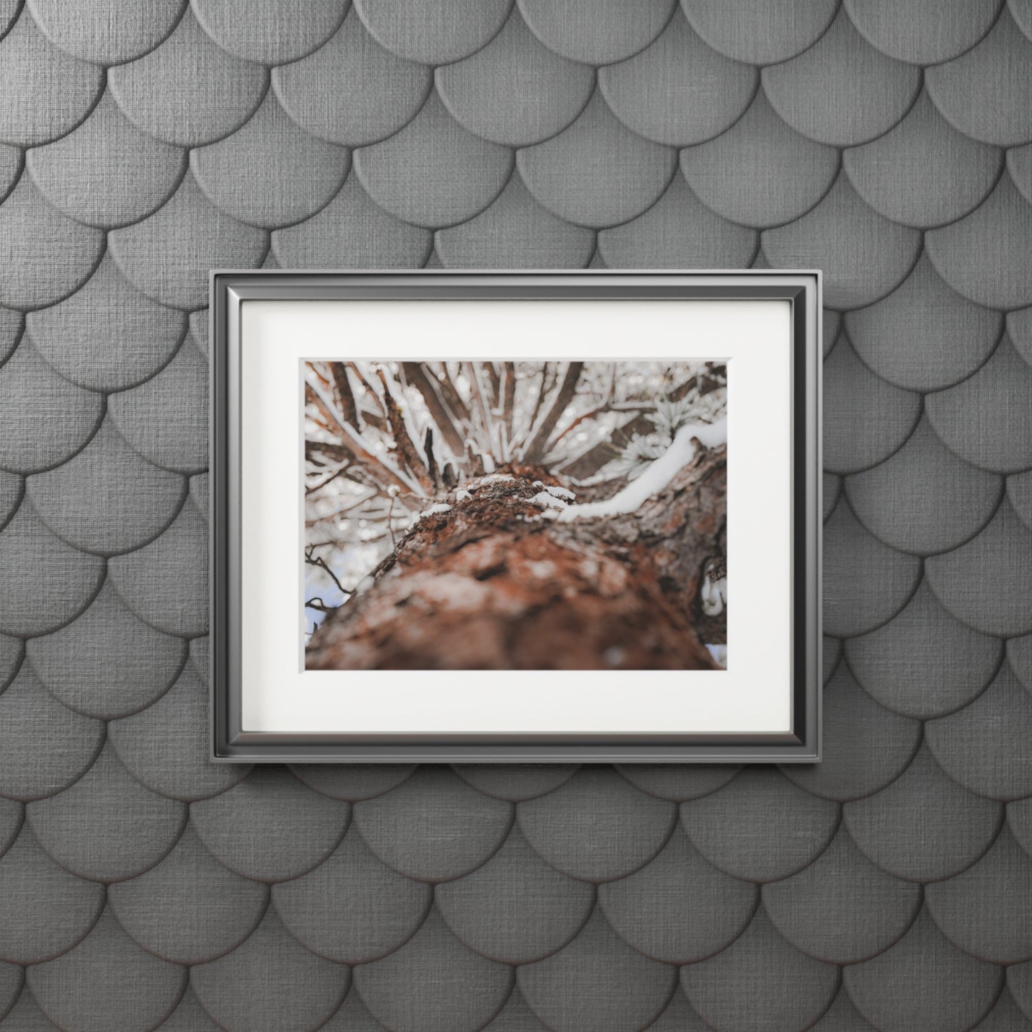 "Winter's Tower" Fine Art Prints (Passepartout Paper Frame)