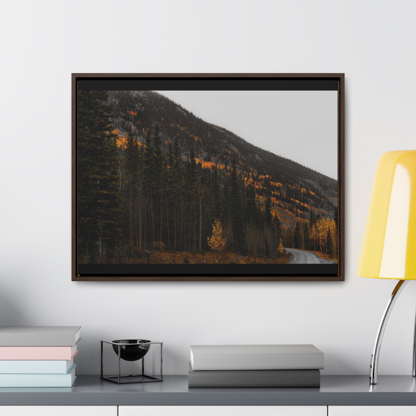 The Lonely Road Framed Gallery Canvas