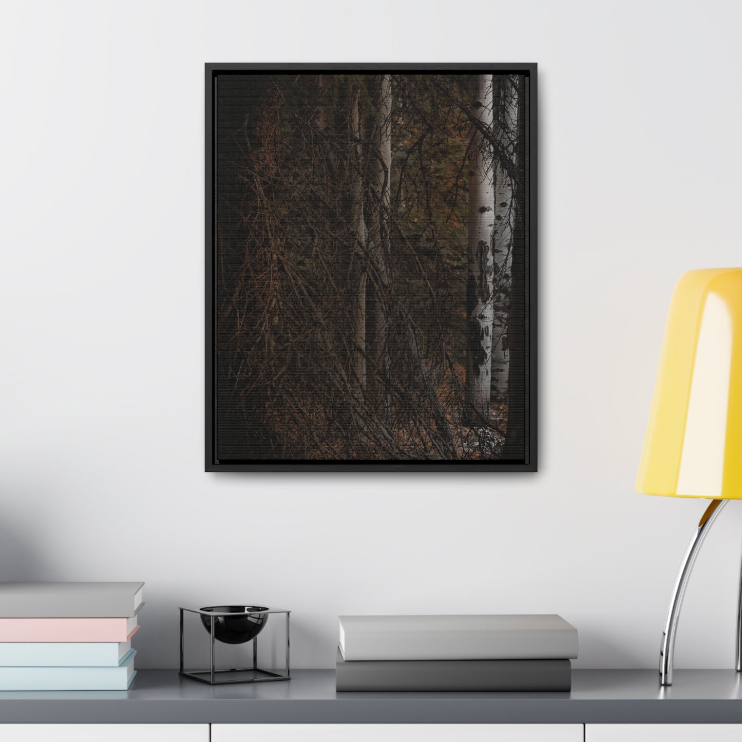 The Dark Forest Gallery Canvas Wraps, Vertical Frame