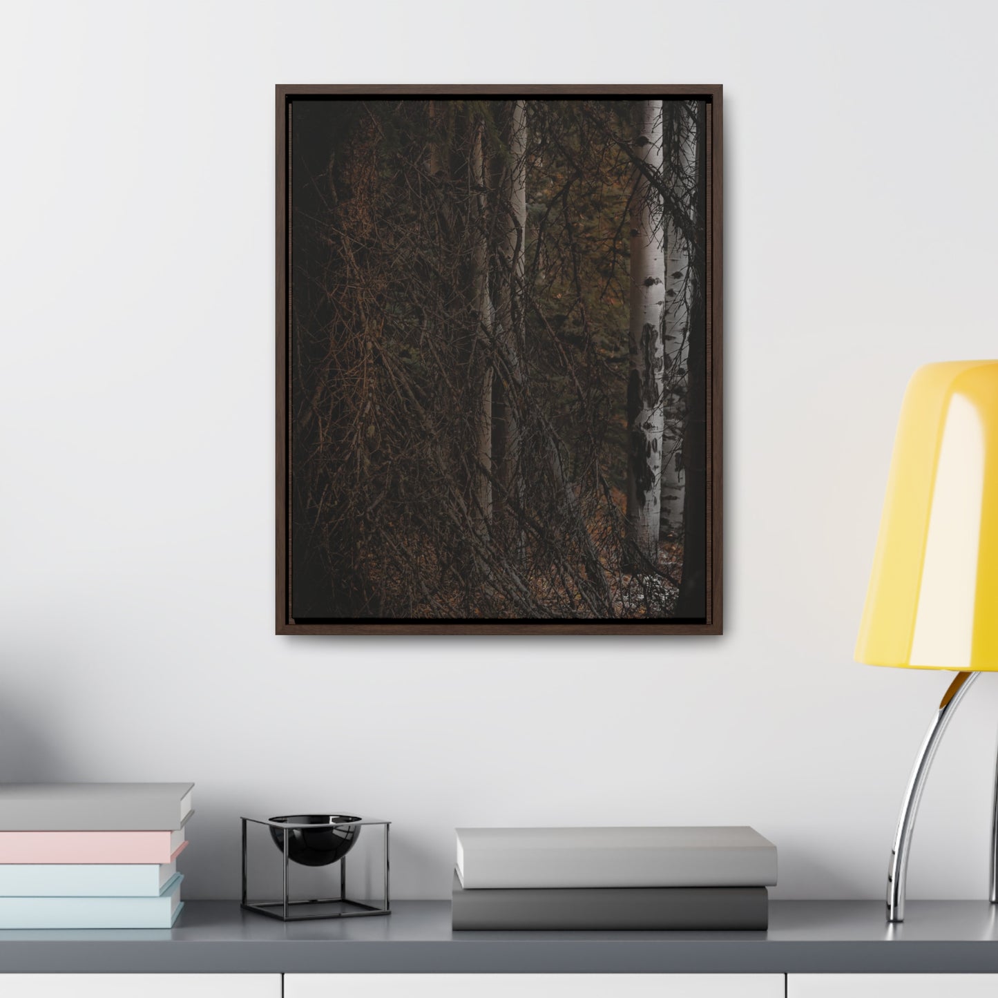 The Dark Forest Gallery Canvas Wraps, Vertical Frame