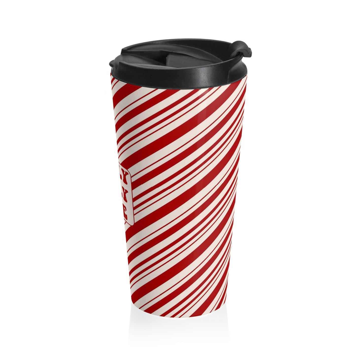 "Holly Jolly Time" Stainless Steel Travel Mug