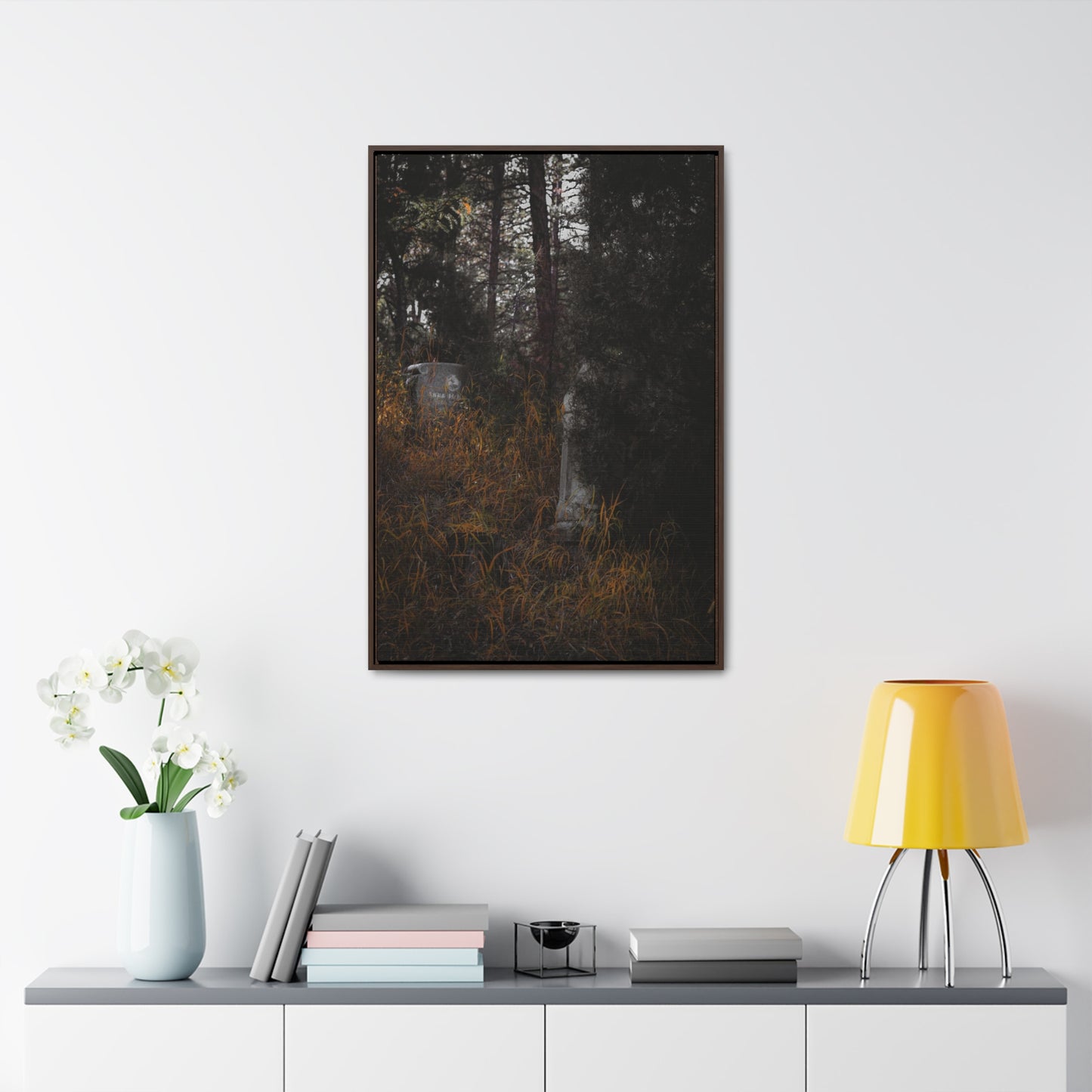 "Hidden Stories" Gallery Canvas Wraps, Vertical Frame