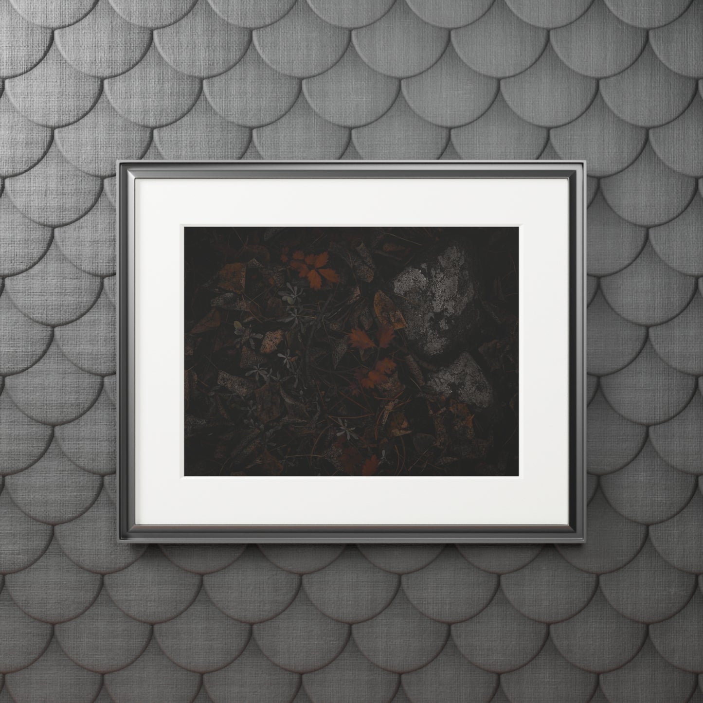 "Autumn's Floor" Fine Art Prints (Passepartout Paper Frame)