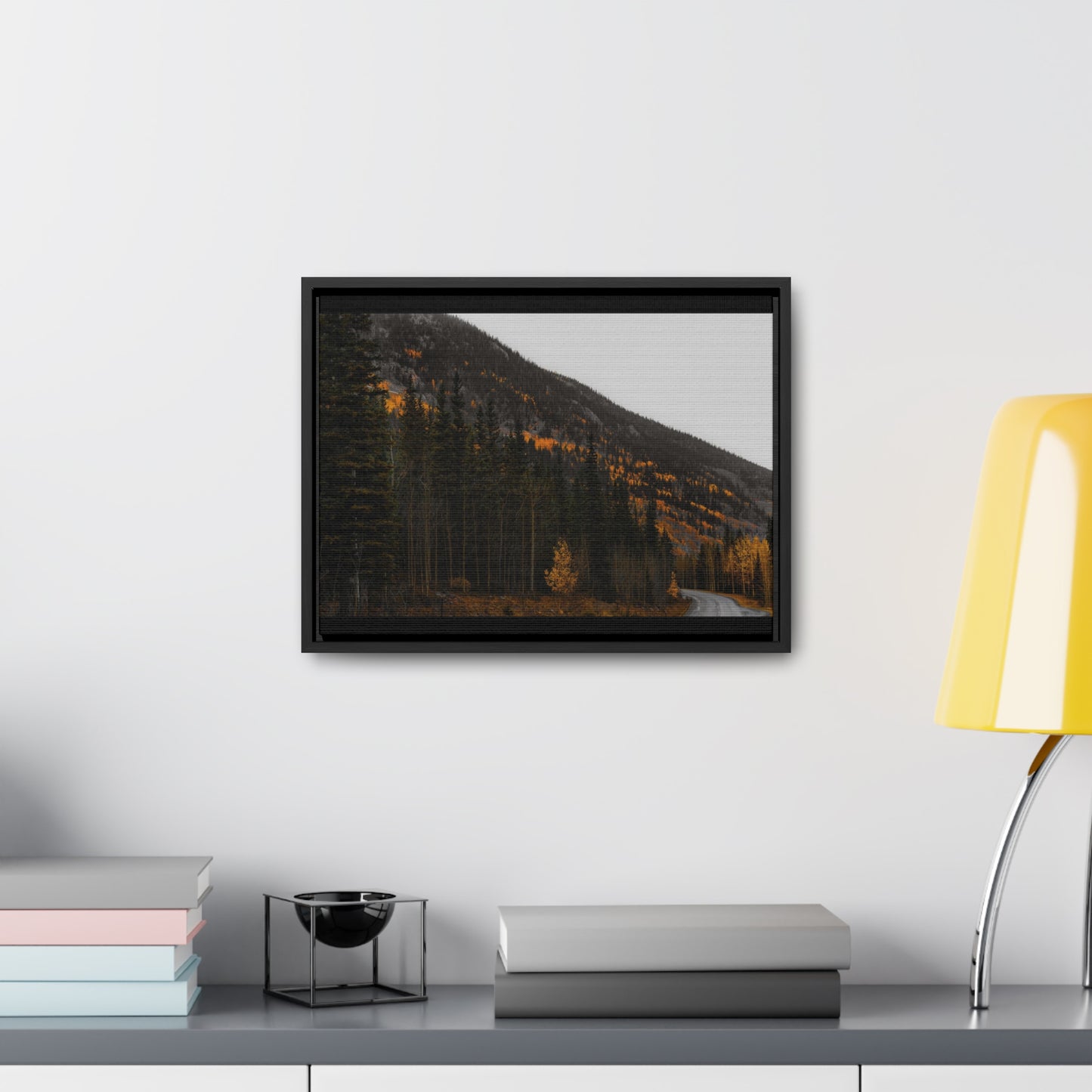 The Lonely Road Framed Gallery Canvas