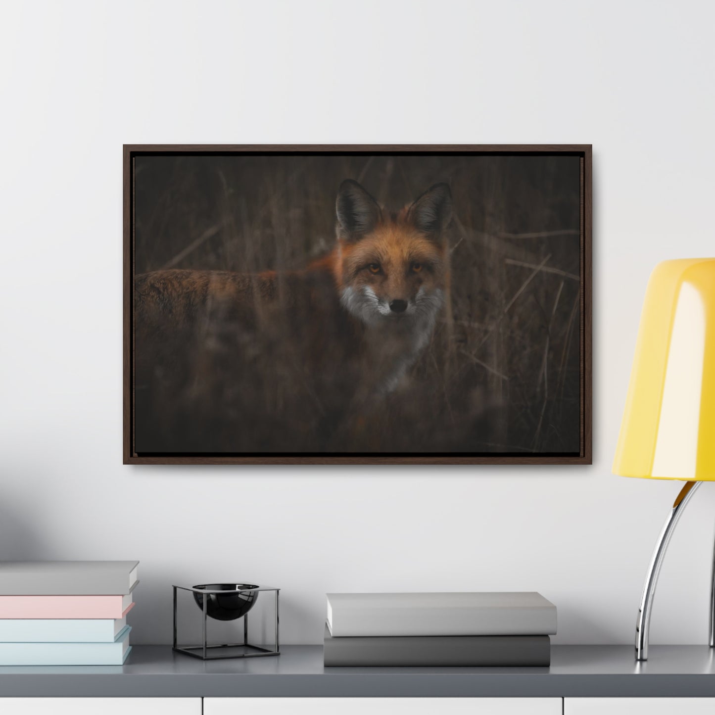 Fox Framed Gallery Canvas