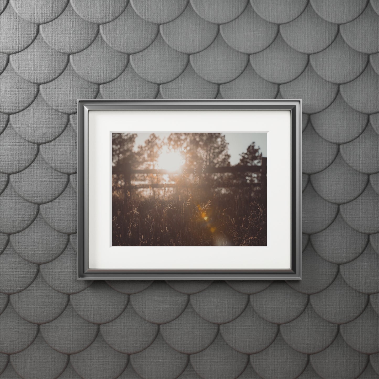 "October Sun" Fine Art Prints (Passepartout Paper Frame)