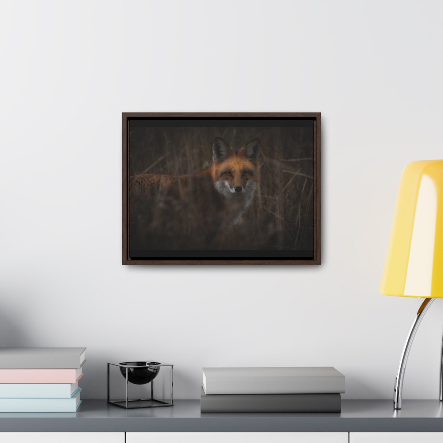 Fox Framed Gallery Canvas