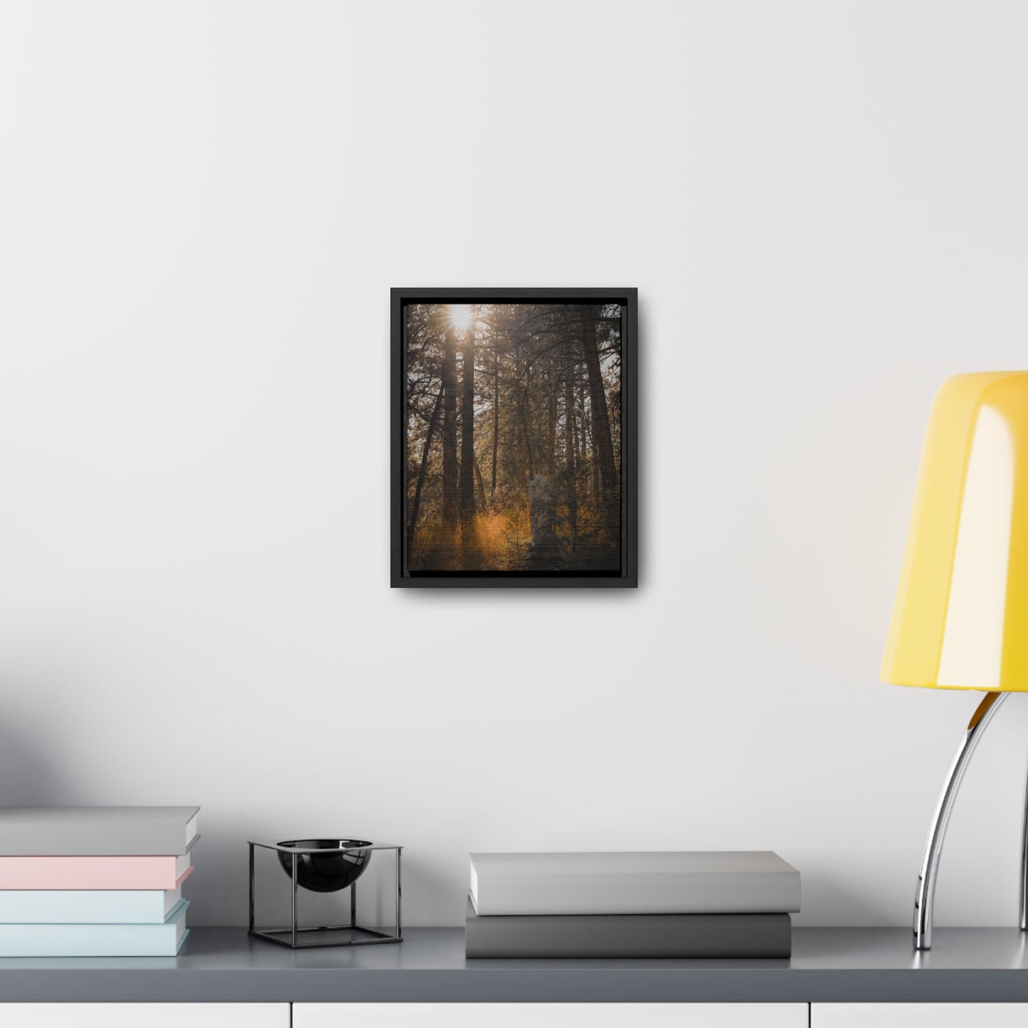 The Sun in the Cemetery Gallery Canvas Wraps, Vertical Frame