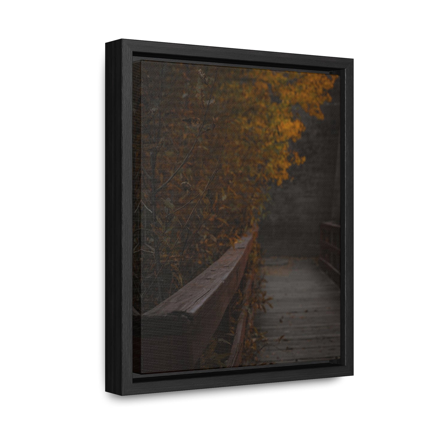 An Autumn Bridge Gallery Canvas Wraps, Vertical Frame