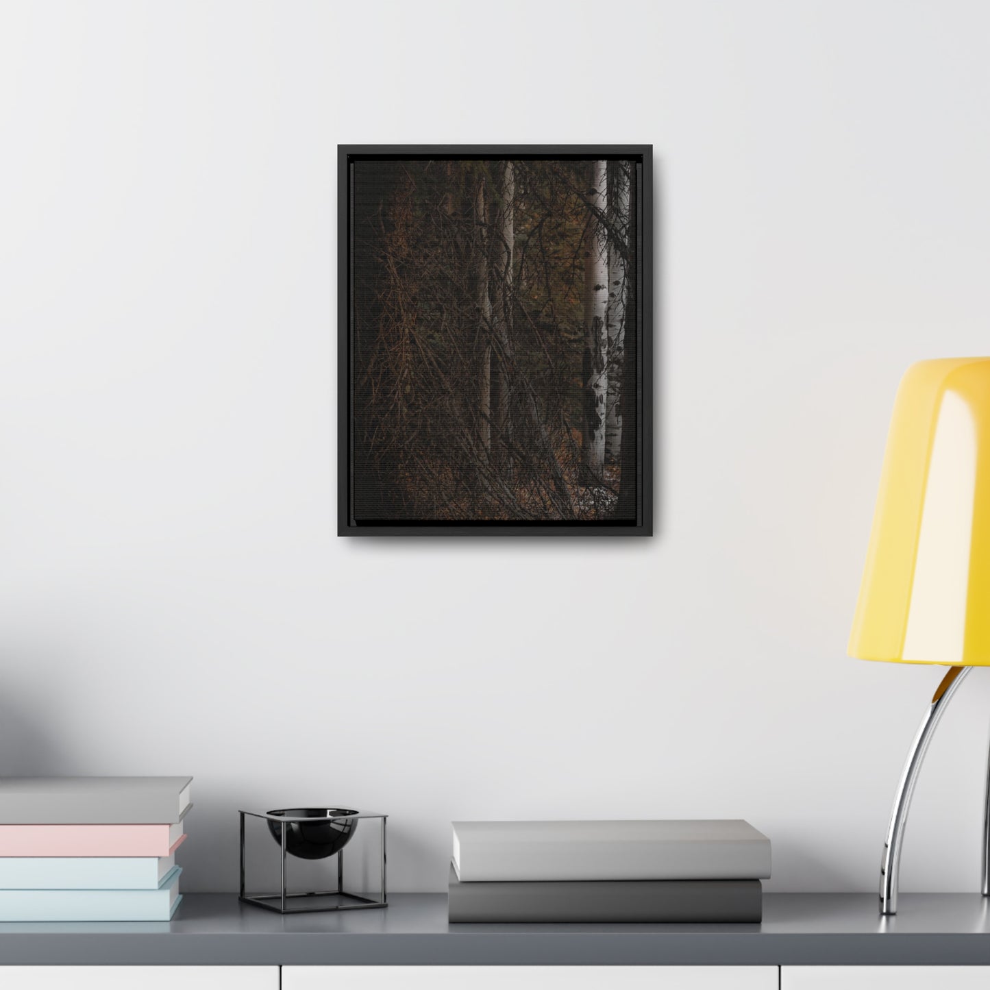 The Dark Forest Gallery Canvas Wraps, Vertical Frame