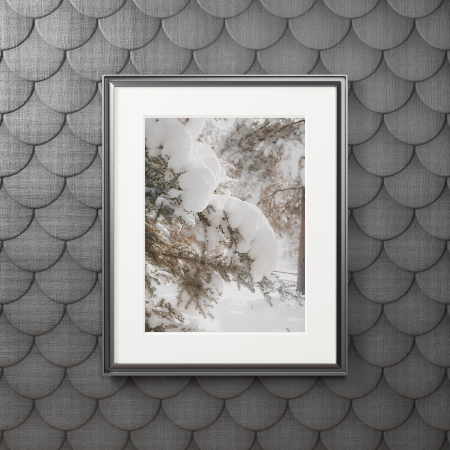 "Winter Glow" Fine Art Prints (Passepartout Paper Frame)