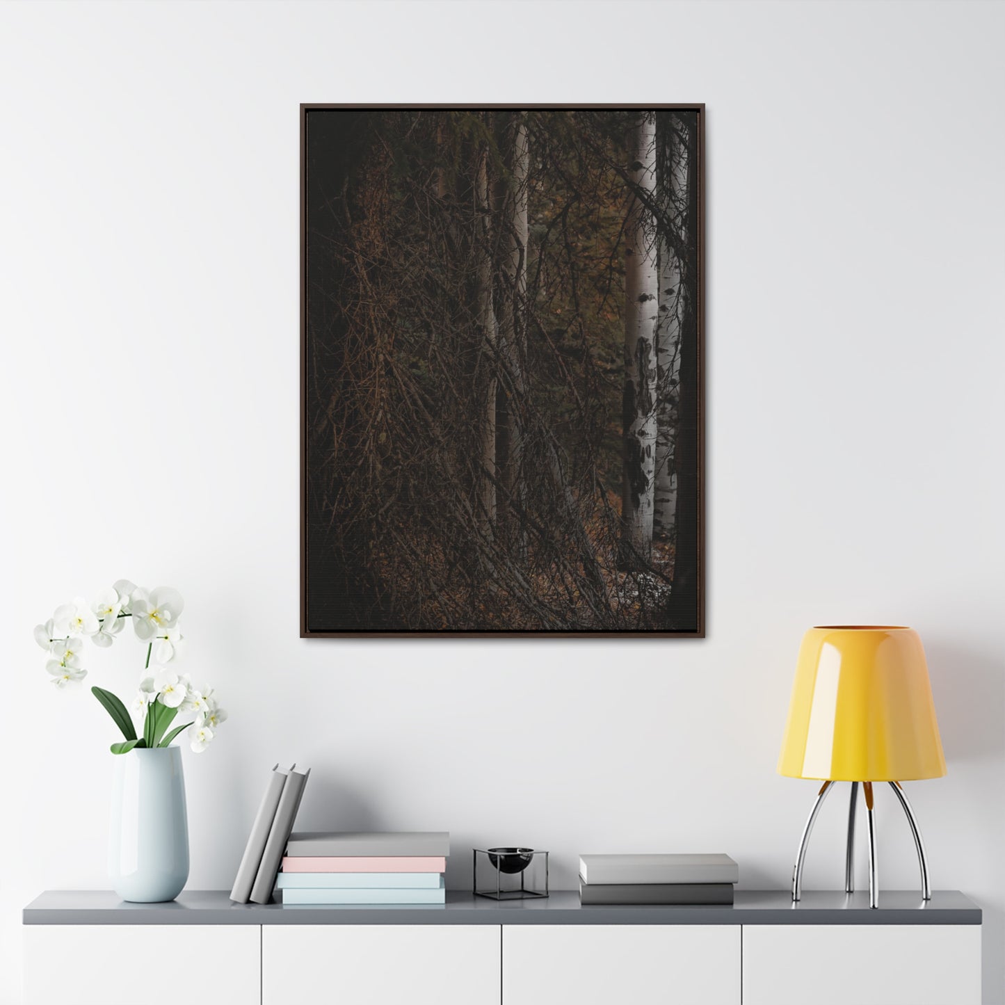 The Dark Forest Gallery Canvas Wraps, Vertical Frame