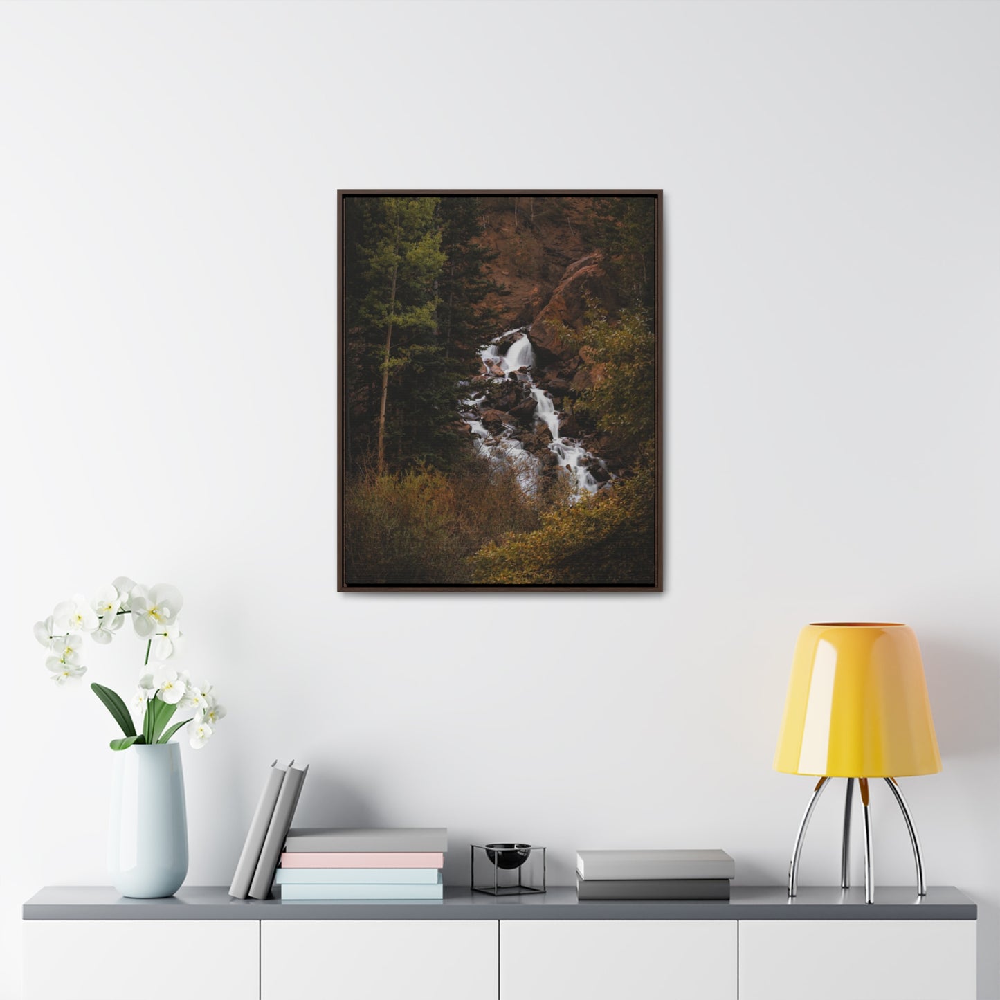 The Falls Gallery Canvas Wraps, Vertical Frame