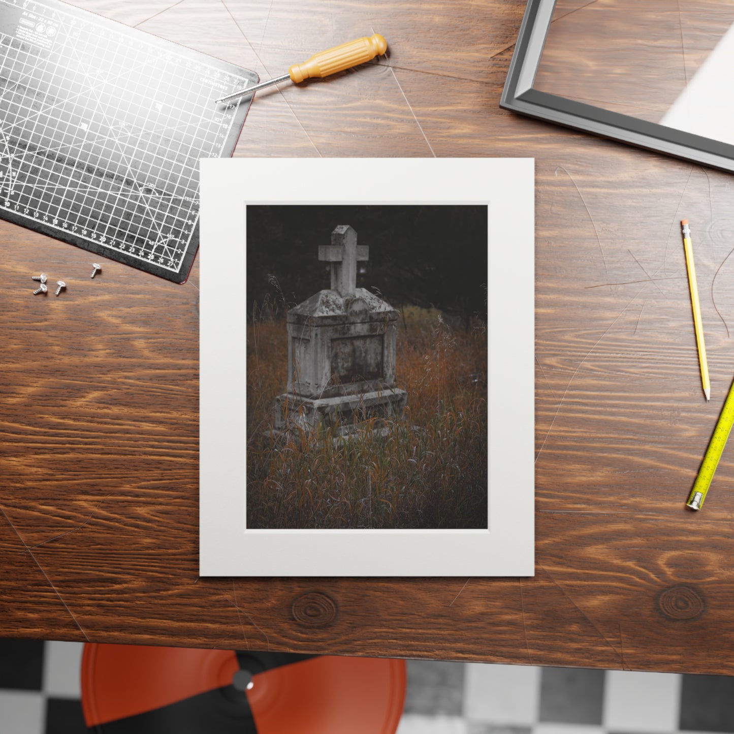 "The Stone" Fine Art Prints (Passepartout Paper Frame)