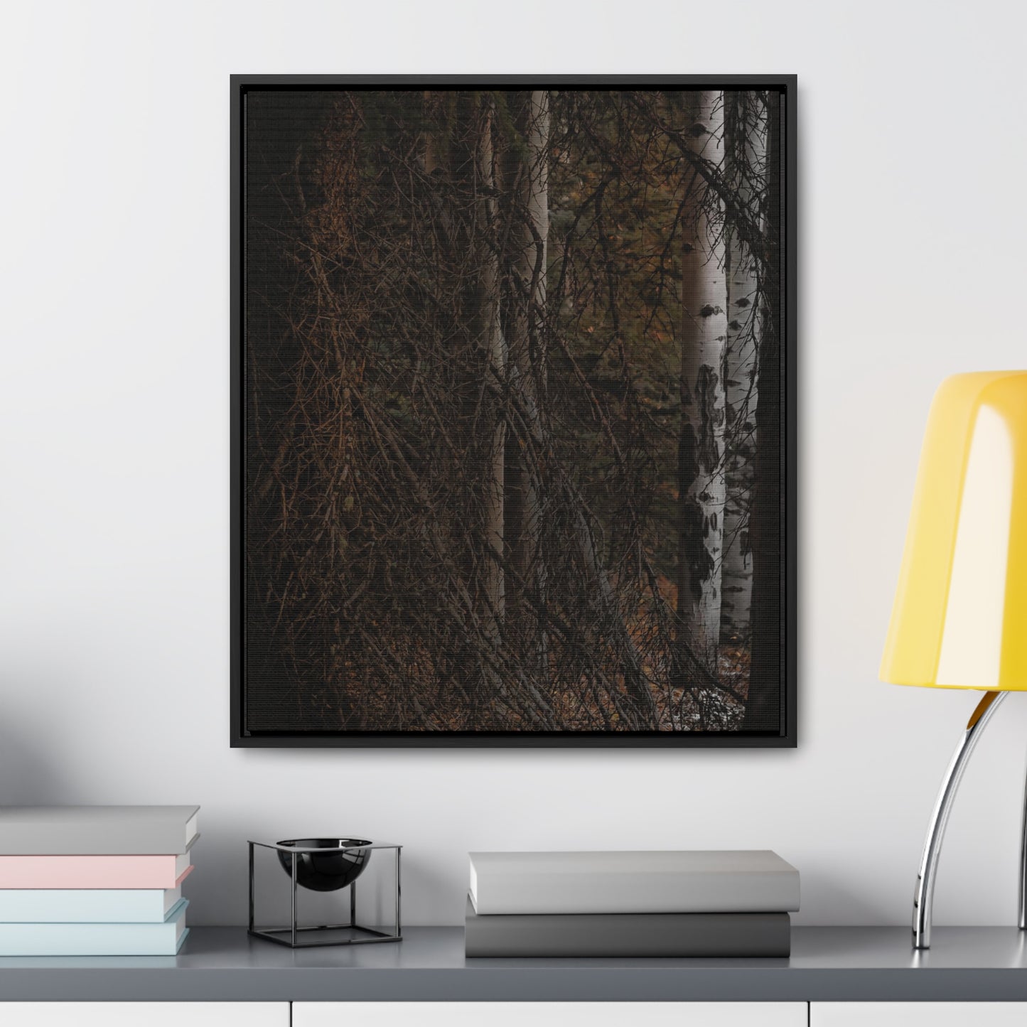 The Dark Forest Gallery Canvas Wraps, Vertical Frame