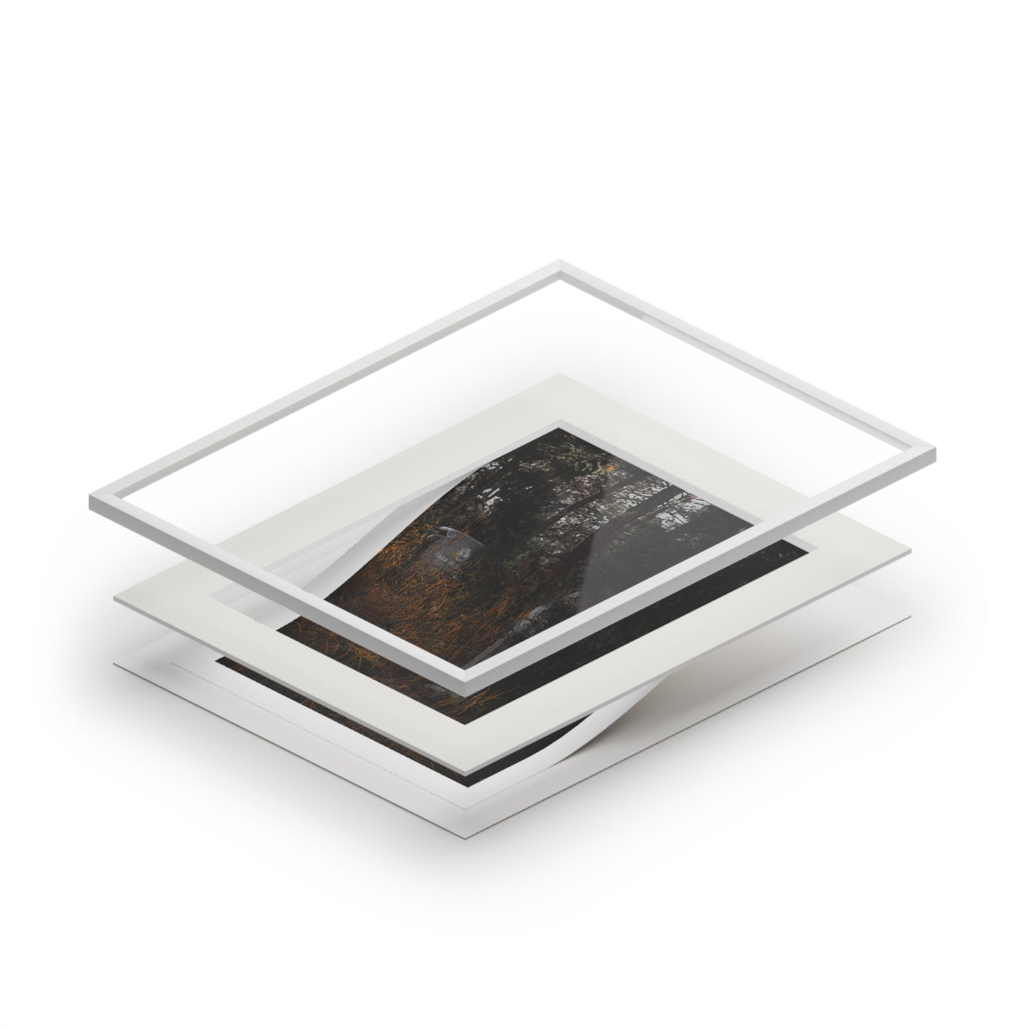 'Hidden Stories" Fine Art Prints (Passepartout Paper Frame)