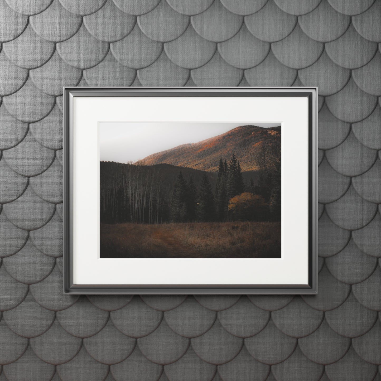 "Evening Glow" Fine Art Prints (Passepartout Paper Frame)