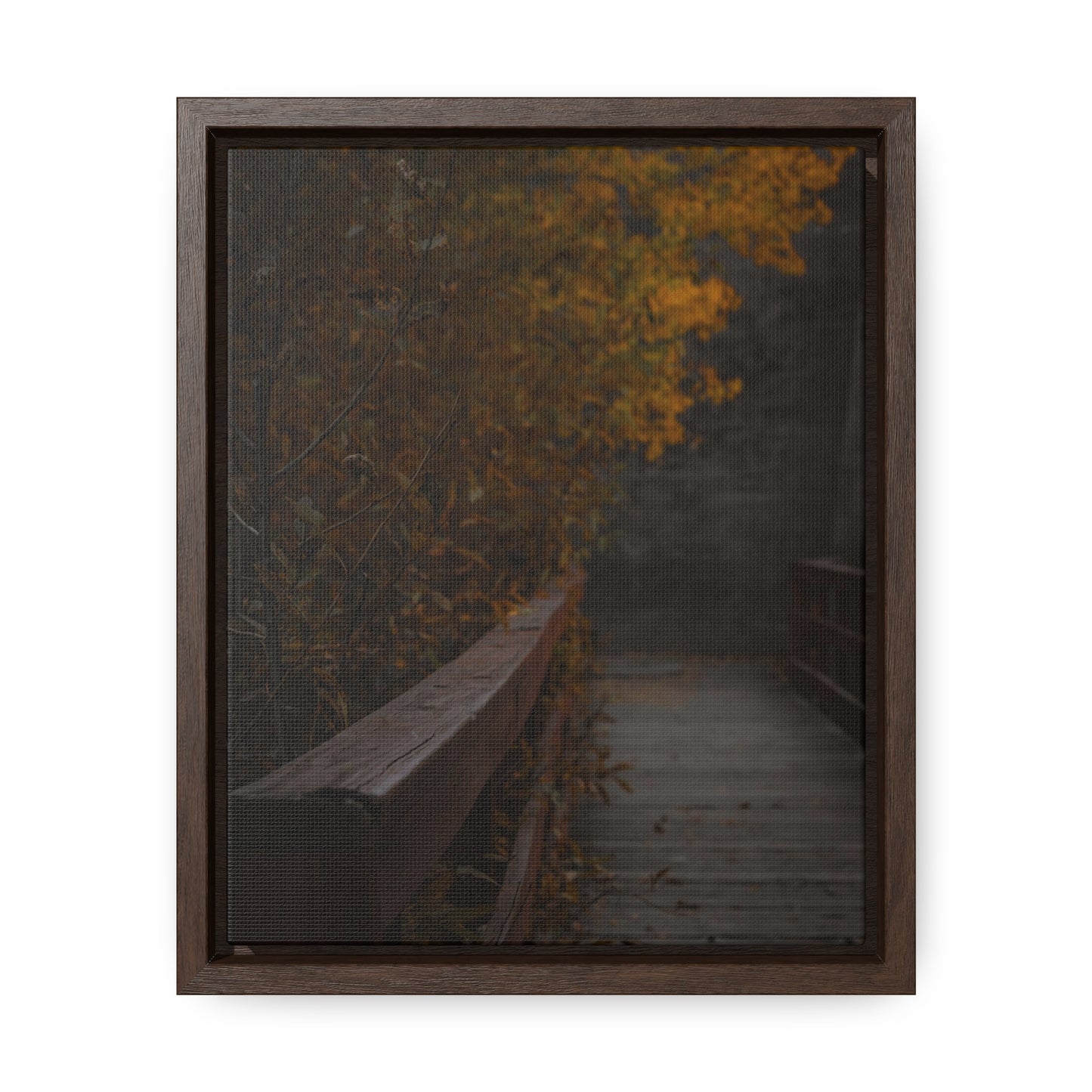 An Autumn Bridge Gallery Canvas Wraps, Vertical Frame