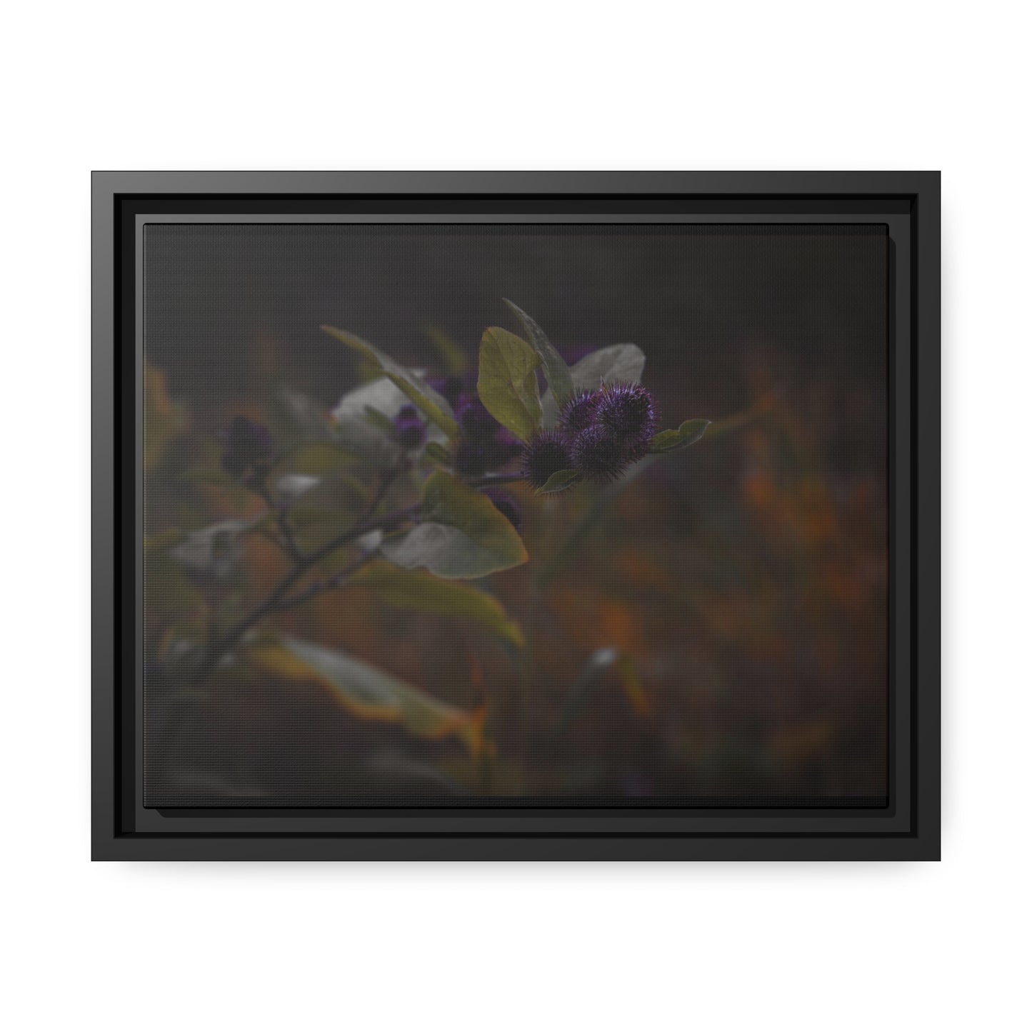 "Autumn's Kiss" Framed Canvas